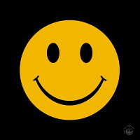 Dibujo Gorra Smile Rejilla 5 paneles Negra