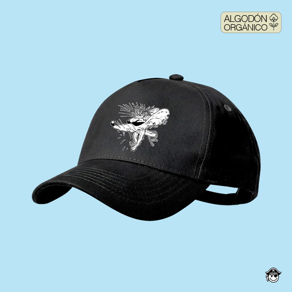 Gorra Ratón Algodón Orgánico Negra