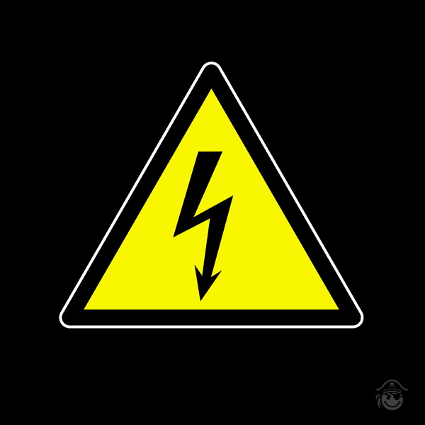 Dibujo Gorra High Voltage Algodón Orgánico Negra