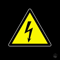 Dibujo Gorra High Voltage Algodón Orgánico Negra