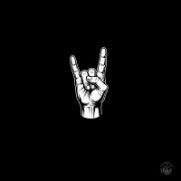 Dibujo Gorra Rock Algodón Orgánico Negra