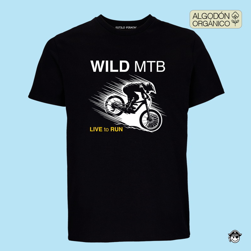 Camiseta Premium Wild MTB Tinta Blanca