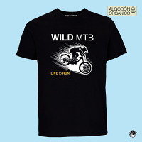 Camiseta Premium Wild MTB Tinta Blanca