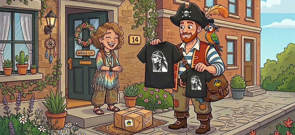 Cambio de Talla Estilo Pirata